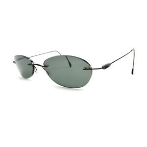 Silhouette M7441 6075 True Black 50-21mm Eyeglasses FRAMES ONLY - VERY GOOD